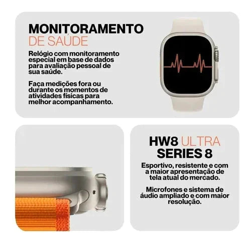 [COMPRE 1 LEVE 2] Smartwatch Série 8 Ultra® 2023 - ORIGINAL PRIMEIRA LINHA