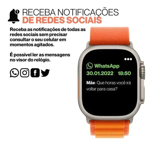[COMPRE 1 LEVE 2] Smartwatch Série 8 Ultra® 2023 - ORIGINAL PRIMEIRA LINHA