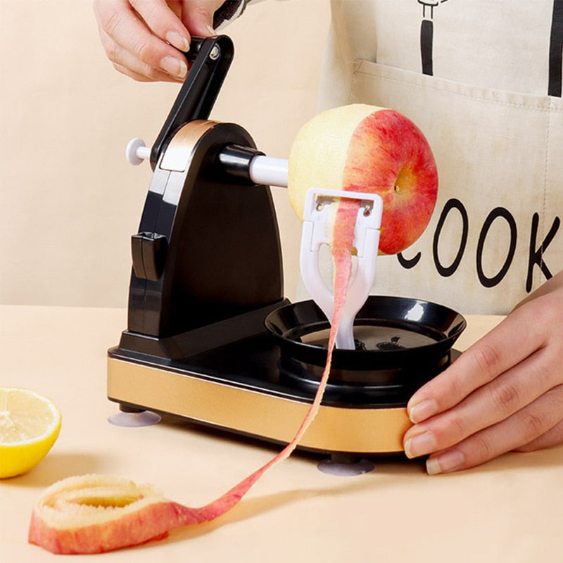 Descascador de frutas rotativo multifuncional