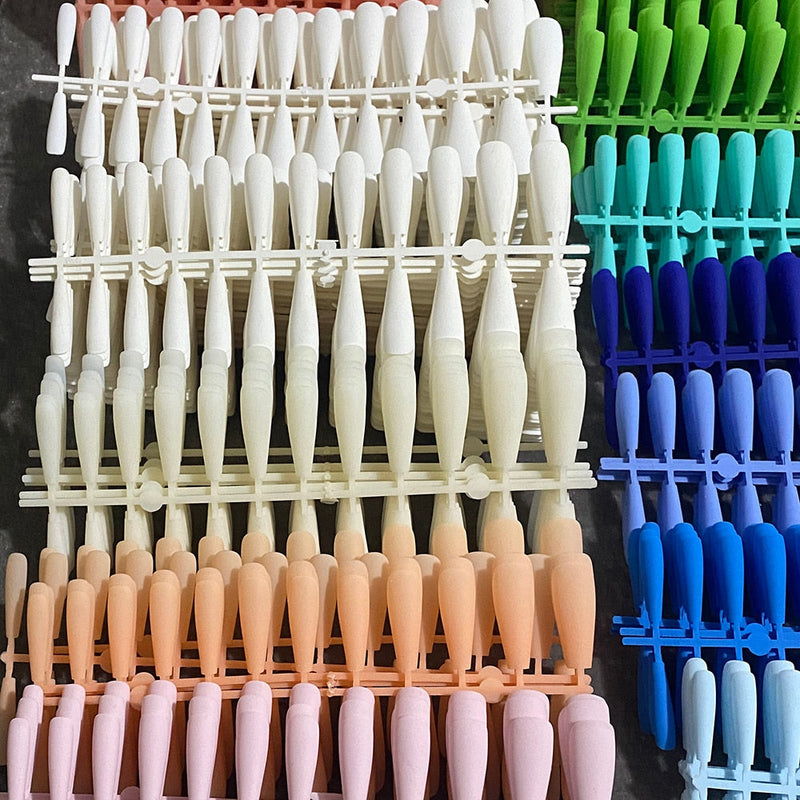 Unhas Postiças 24pcs Coloridas