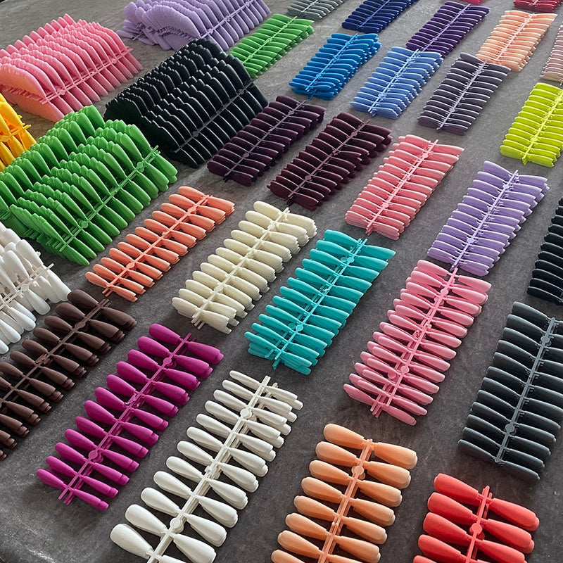 Unhas Postiças 24pcs Coloridas