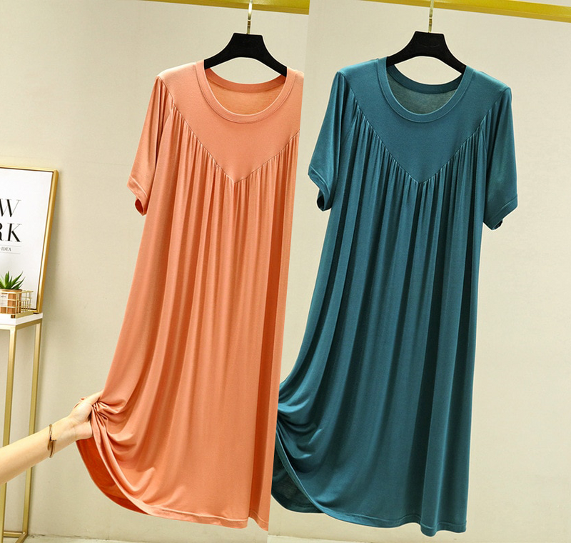 PAGUE 1 LEVE 2 | Vestido Estilo Camisola em Modal | Alta Qualidade
