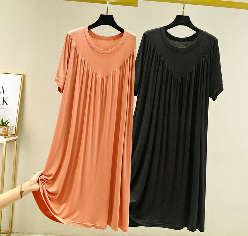 PAGUE 1 LEVE 2 | Vestido Estilo Camisola em Modal | Alta Qualidade
