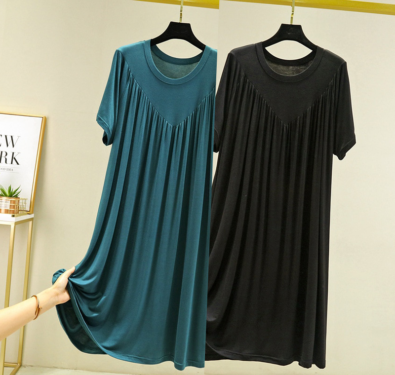PAGUE 1 LEVE 2 | Vestido Estilo Camisola em Modal | Alta Qualidade