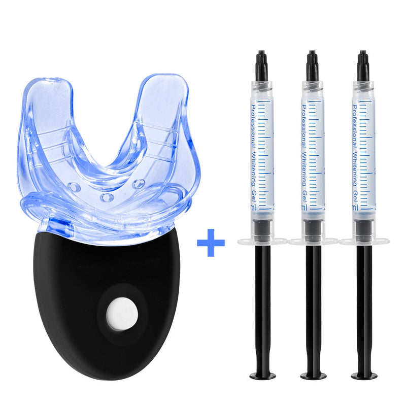 NOVO Clareador Dental 5D - Pro White™ - com 3 Seringas + Aplicador a Laser