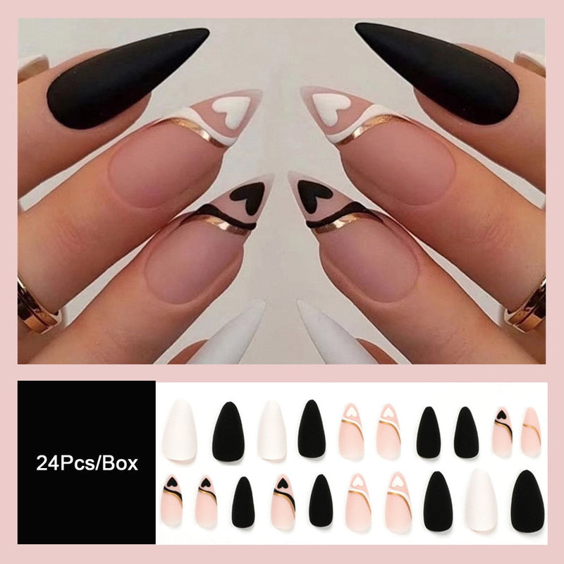 Unhas postiças de estilete longo