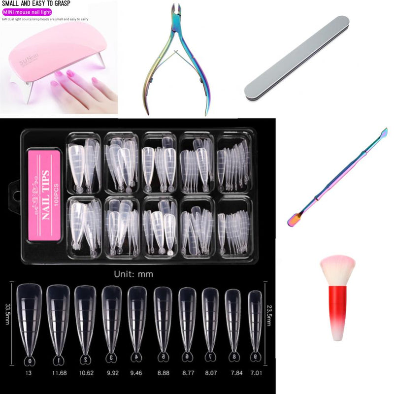 Kit Completo de Unhas Postiças