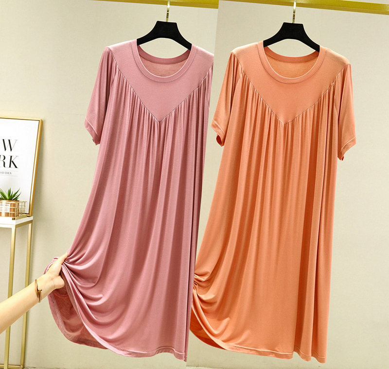 PAGUE 1 LEVE 2 | Vestido Estilo Camisola em Modal | Alta Qualidade