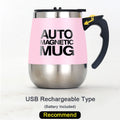 Caneca Magnética Térmica mixer com tampa recarregável USB