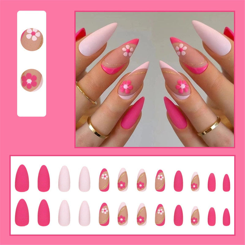 Unhas postiças de estilete longo