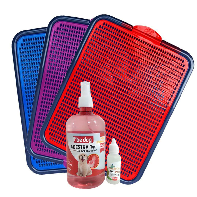 Kit Sanitário Tapete Higiênico + Educador de Xixi
