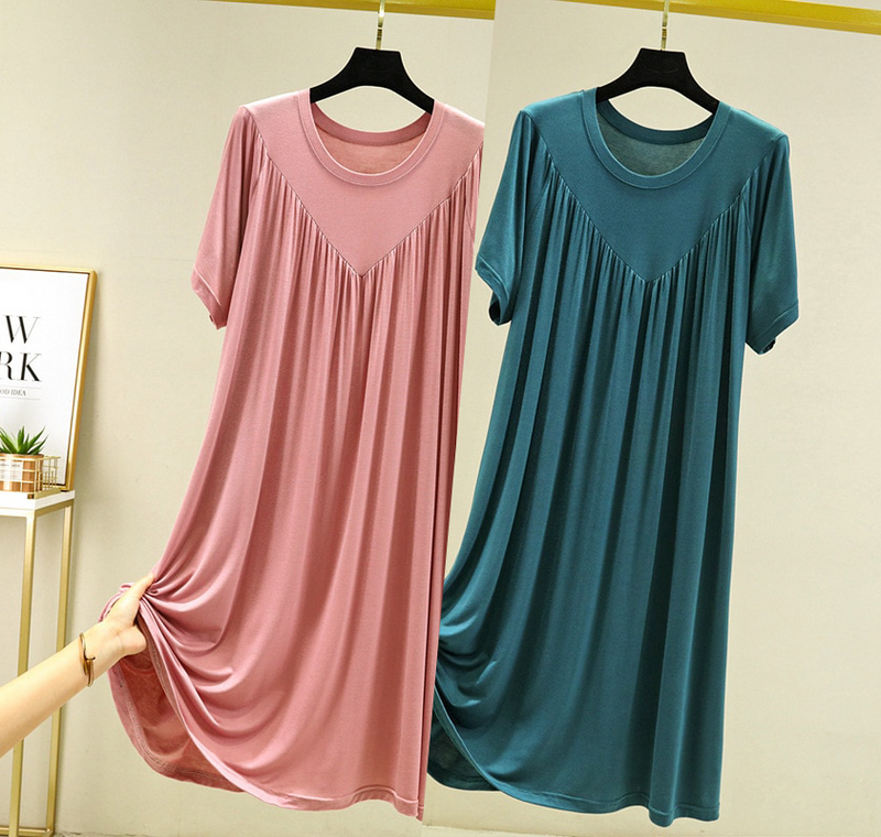 PAGUE 1 LEVE 2 | Vestido Estilo Camisola em Modal | Alta Qualidade