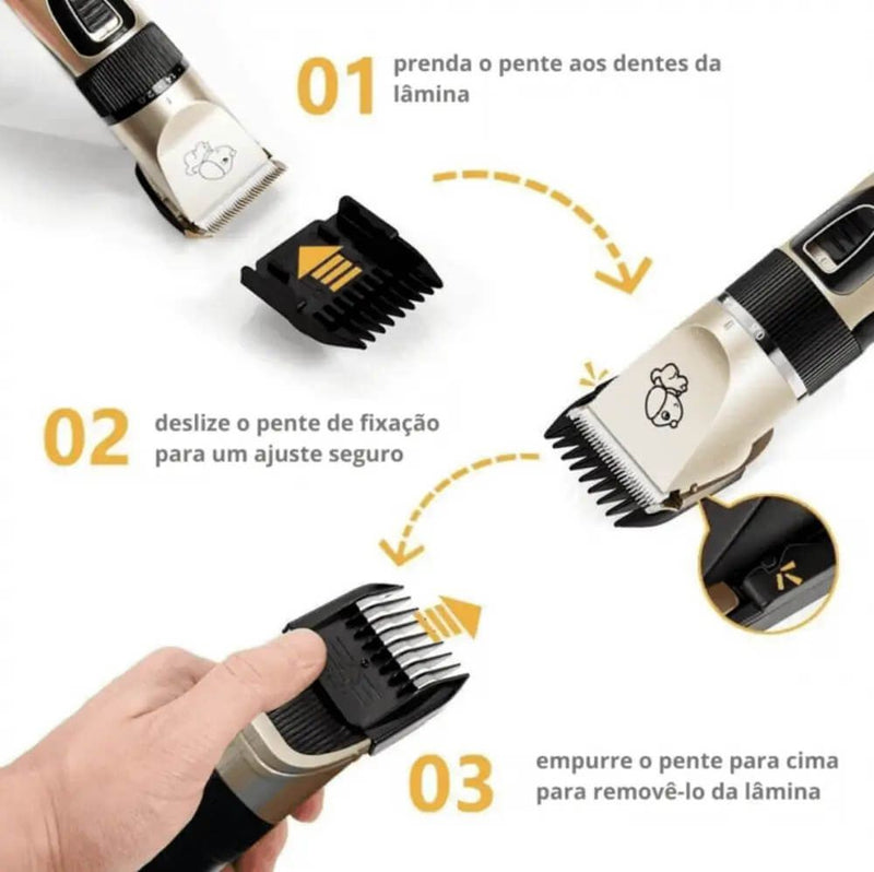 PROMOÇÃO - Máquina de Tosar Pet - Bivolt