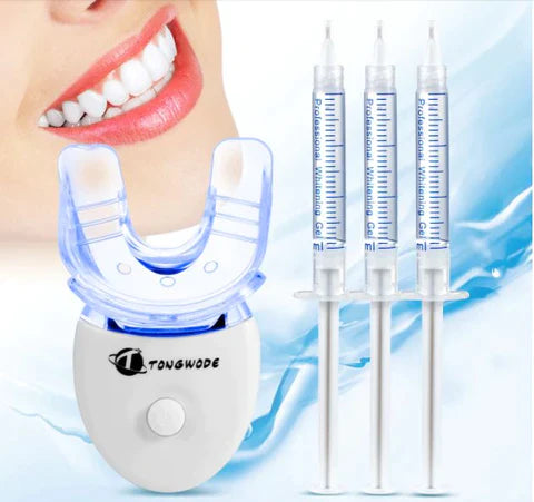 NOVO Clareador Dental 5D - Pro White™ - com 3 Seringas + Aplicador a Laser